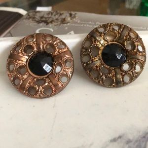 2 large vintage buttons